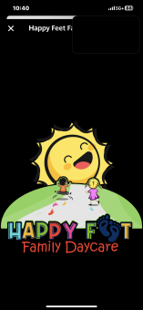 Happy Feet Family Daycare Logo