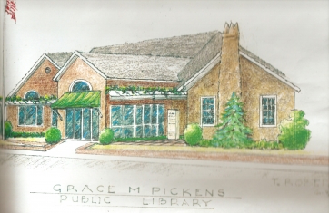 Grace M. Pickens Public Library  Logo
