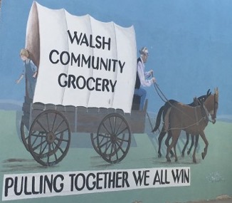 Walsh Community Grocery Store Logo